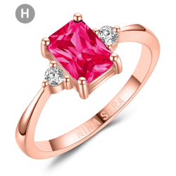 Forlovelsesring 14 Karat Rdguld NS649-H