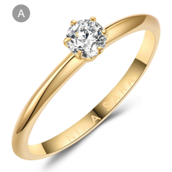 Forlovelsesring 14 Karat Guld NS651-A