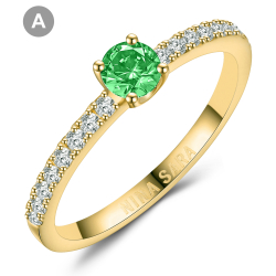 Forlovelsesring 14 Karat Guld NS652-A