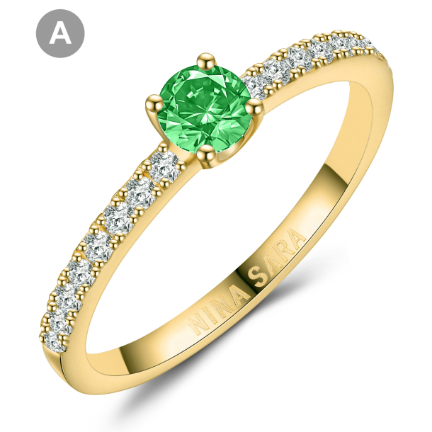 Forlovelsesring 14 Karat Guld NS652-A