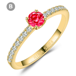 Forlovelsesring 14 Karat Guld NS652-B