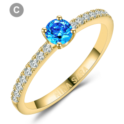 Forlovelsesring 14 Karat Guld NS652-C