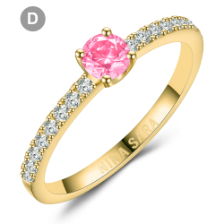 Forlovelsesring 14 Karat Guld NS652-D