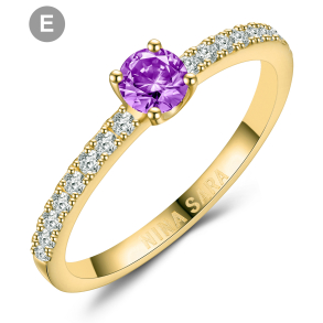 Forlovelsesring 14 Karat Guld NS652-E