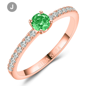 Forlovelsesring 14 Karat Rdguld NS652-K