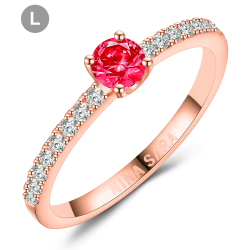 Forlovelsesring 14 Karat Rdguld NS652-L