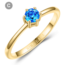 Forlovelsesring 14 Karat Guld NS654-C