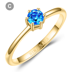 Forlovelsesring 14 Karat Guld NS654-C