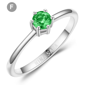 Forlovelsesring 14 Karat Hvidguld NS654-F