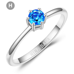 Forlovelsesring 14 Karat Hvidguld NS654-H