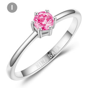 Forlovelsesring 14 Karat Hvidguld NS654-I