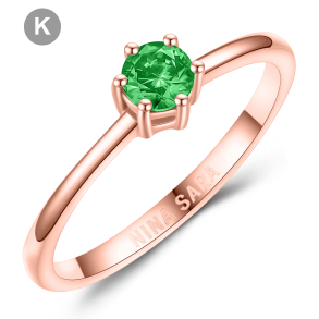 Forlovelsesring 14 Karat Rdguld NS654-K