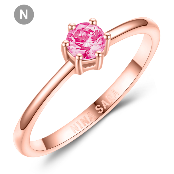 Forlovelsesring 14 Karat Rdguld NS654-N
