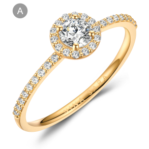 Forlovelsesring 14 Karat Guld NS655-A