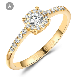 Forlovelsesring 14 Karat Guld NS656-A