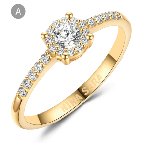 Forlovelsesring 14 Karat Guld NS656-A