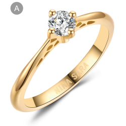 Forlovelsesring 14 Karat Guld NS658-A