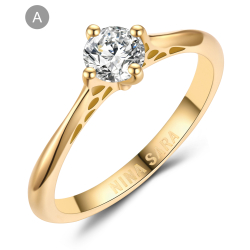 Forlovelsesring 14 Karat Guld NS659-A