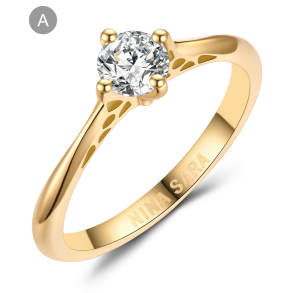 Forlovelsesring 14 Karat Guld NS659-A