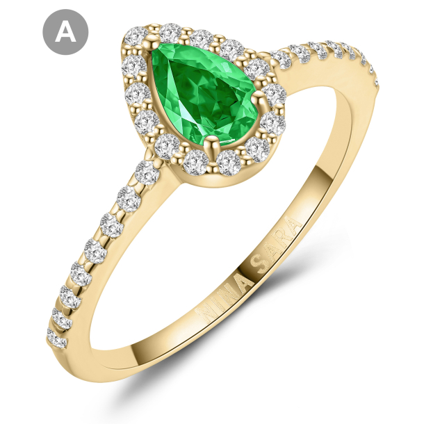 Forlovelsesring 14 Karat Guld NS661-A