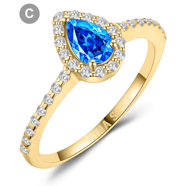 Forlovelsesring 14 Karat Guld NS661-C