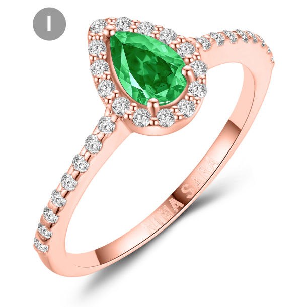 Forlovelsesring 14 Karat Rdguld NS661-I