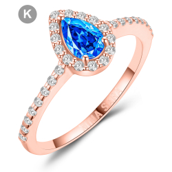 Forlovelsesring 14 Karat Rdguld NS661-K