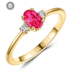 Forlovelsesring 14 Karat Guld NS664-B