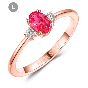 Forlovelsesring 14 Karat Rdguld NS664-L