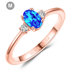 Forlovelsesring 14 Karat Rdguld NS664-M