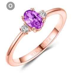 Forlovelsesring 14 Karat Rdguld NS664-O