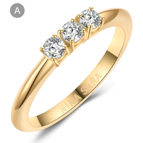 Forlovelsesring 14 Karat Guld NS665-A