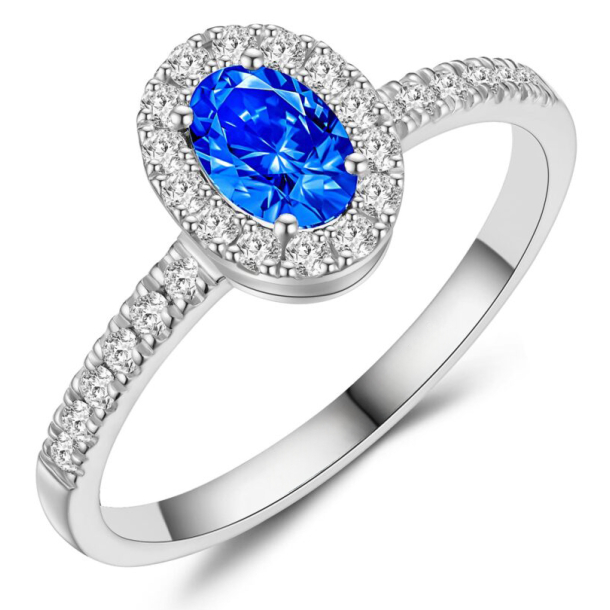 Forlovelsesring 14 Karat Hvidguld NS642-H