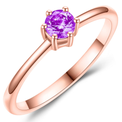 Forlovelsesring 14 Karat Rdguld NS654-O