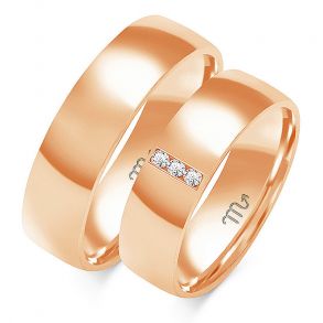 Eksklusive Vielsesringe Simply Love O121-2