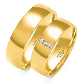 Eksklusive Vielsesringe Simply Love O121