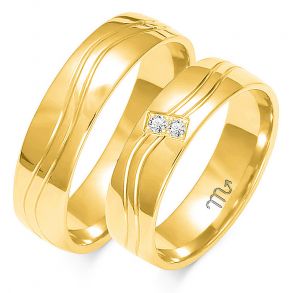 Eksklusive Vielsesringe Simply Love O122