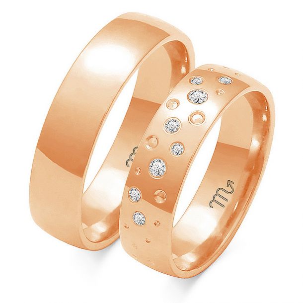 Eksklusive Vielsesringe Simply Love O127-2