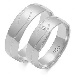 Eksklusive Vielsesringe Simply Love O128-1