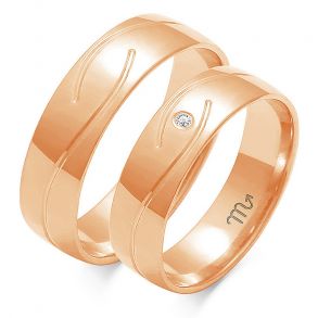 Eksklusive Vielsesringe Simply Love O128-2