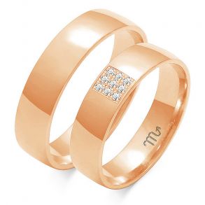 Eksklusive Vielsesringe Simply Love O129-2