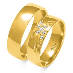 Eksklusive Vielsesringe Simply Love O145