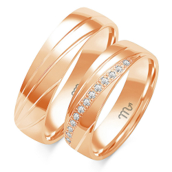 Eksklusive Vielsesringe Simply Love O156-2