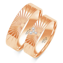 Eksklusive Vielsesringe Simply Love O157-2