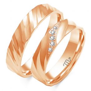 Eksklusive Vielsesringe Simply Love O166-2