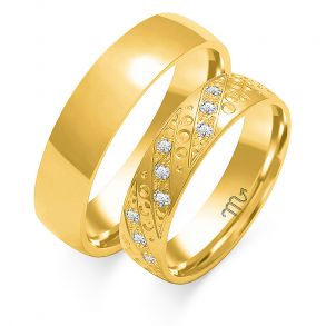 Eksklusive Vielsesringe Simply Love O167