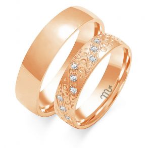 Eksklusive Vielsesringe Simply Love O167-2