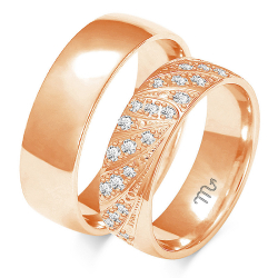 Eksklusive Vielsesringe Simply Love O168-2