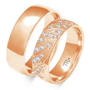 Eksklusive Vielsesringe Simply Love O168-2