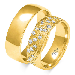 Eksklusive Vielsesringe Simply Love O168